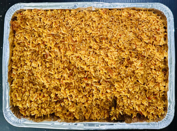 Jollof Rice served with Chicken & Plantain - Bulk - Image 2